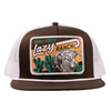 LAZY J RANCH WEAR BROWN & WHITE DEL RIO - HATS CAP  - BRNWHT4-DELRIO