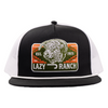 LAZY J RANCH WEAR BLACK & WHITE PRESIDIO CLASSIC - HATS CAP  - BLKWHT4-PRES