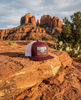 LAZY J RANCH WEAR MAROON & WHITE RED ROCK - HATS CAP  - MARWHT4-REDRK