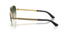 VERSACE GOLD GREEN GRADIENT AVIATORS - SUNGLASS VERSACE  - 229410028E