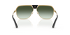 VERSACE GOLD GREEN GRADIENT AVIATORS - SUNGLASS VERSACE  - 229410028E
