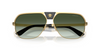 VERSACE GOLD GREEN GRADIENT AVIATORS - SUNGLASS VERSACE  - 229410028E