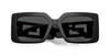 VERSACE MEDIUM SQUARE BLACK WITH GREY - SUNGLASS VERSACE  - 4505UGB1/87