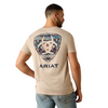 ARIAT ARIAT SHIELD SANDSTONE - MENS TEE  - 10062921