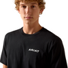 ARIAT STIPPLE STEER CLASSIC BLACK - MENS TEE  - 10058431