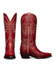 TECOVAS THE ANNIE WIDE CALF SCARLET - BOOT LADIES  - W20062SCR