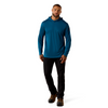 ARIAT REBAR SUNBLOCKER LEGION BLUE - MENS SHIRT  - 10071108
