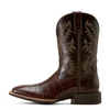 ARIAT SPORT LATIGO CROC PRINT BROWN - BOOT MENS WESTERN - 10074167
