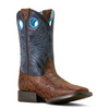 ARIAT KNOX BROWN CROC PRINT NAVY - BOOT KIDS BOYS - 10074192