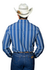 FERREL THE TUCKER BOLD BLUE STRIPE - MENS SHIRT  - FPL1026007