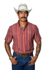 FERREL THE BROOKS RED STRIPING - MENS SHIRT  - FPS1026003