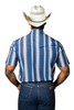 FERREL THE HUDSON BLUE STRIPE - MENS SHIRT  - FPS1026028