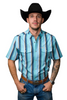 FERREL THE TRISTAN BLUE STRIPE - MENS SHIRT  - FPS1026051