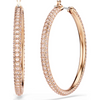 SWAROVSKI DEXTERA HOOP PAVE ROSE GOLD - ACCESSORIES JEWELRY EARRINGS - 5383938