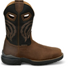 JUSTIN  SLICKLINEBRWON BLACK BUFFALO - BOOT MENS WORK - WR4143