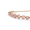 SWAROVSKI IMBER PINK ROSE GOLD ROUND - ACCESSORIES JEWELRY BRACELET - 5718204