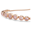 SWAROVSKI IMBER PINK ROSE GOLD ROUND - ACCESSORIES JEWELRY BRACELET - 5718204