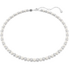 SWAROVSKI MATRIX CRYSTAL PEARL SILVER - ACCESSORIES JEWELRY NECKLACE - 5689623