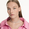 SWAROVSKI MATRIX CRYSTAL PEARL SILVER - ACCESSORIES JEWELRY NECKLACE - 5689623