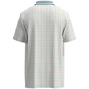 HOOEY WEEKENDER WHITE/BLUE PRINT - MENS POLO  - HP2601WHBL