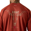 ARIAT FR AIR LONGHORN BRANDY SNIFTER - MENS TEE  - 10071080