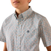 ARIAT BLUE ELIXIR SOUTHWEST PRINT - KIDS BOYS SHIRT - 10071676