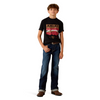 ARIAT HIGHLAND SUNDOWNER BLACK - KIDS BOYS TEE - 10071181