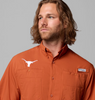 COLUMBIA PFG TAMIAMI TEXAS ORANGE - MENS SHIRT  - 1277021826