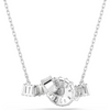 SWAROVSKI MATRIX BAGUETTE KNOT SILVER - ACCESSORIES JEWELRY NECKLACE - 5728553