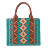 WRANGLER SOUTHWESTERN TURQUOISE SMALL - LADIES PURSES  - WG2203-8120SWTQ