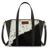 MONTANA WEST GENUINE HAIR-ON COWHIDE BLACK - LADIES PURSES  - WG252-8012BK