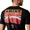 ARIAT HIGHLAND SUNDOWNER BLACK - MENS TEE  - 10071187