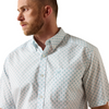 ARIAT PACKERT CLASSIC WHITE PRINT - MENS SHIRT  - 10071728
