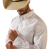 ARIAT TEAM LOGO WAKE WHITE KHAK - MENS SHIRT  - 10071715