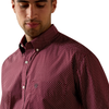 ARIAT PIPPIN MAROON BANNER GEO - MENS SHIRT  - 10071729
