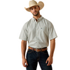 ARIAT PALL WHITE GEO PRINT - MENS SHIRT  - 10071727