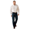 ARIAT WF CAL WHITE MEDALLION PRINT - MENS SHIRT  - 10071752