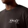 ARIAT DIAMOND CANYON VINTAGE BLACK - MENS TEE  - 10061561