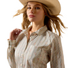 ARIAT KIRBY VINTAGE FLORAL STRIPE - LADIES SHIRT  - 10071417