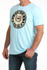 CINCH CINCH ORGINAL LIGHT BLUE - MENS TEE  - MTT1690714