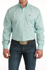 CINCH LIGHT BLUE GEOMETRIC PRINT - MENS SHIRT  - MTW1106060