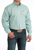 CINCH LIGHT BLUE GEOMETRIC PRINT - MENS SHIRT  - MTW1106060