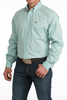 CINCH LIGHT BLUE GEOMETRIC PRINT - MENS SHIRT  - MTW1106060