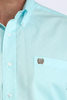 CINCH LIGHT BLUE DOT PRINT - MENS SHIRT  - MTW1106062