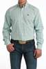 CINCH MINT GEOMETRIC PRINT - MENS SHIRT  - MTW1106063