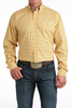CINCH GOLD GEOMETRIC PRINT - MENS SHIRT  - MTW1106068