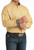 CINCH GOLD GEOMETRIC PRINT - MENS SHIRT  - MTW1106068