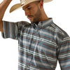 ARIAT PAULINE BLUE SERAPE STRIPE - MENS SHIRT  - 10071732