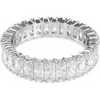 SWAROVSKI MATRIX BAGUETTE SILVER WHITE - ACCESSORIES JEWELRY RING - 571433