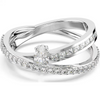 SWAROVSKI TWISTING HYPERBOLA SILVER - ACCESSORIES JEWELRY RING - 569122